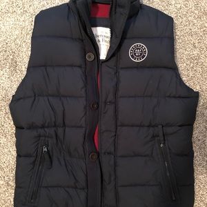 Abercrombie and Finch blue vest